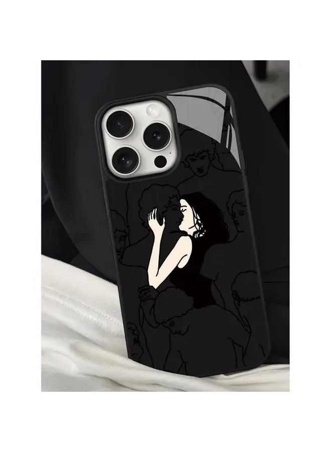 Kiss Girl iPhone 13 Pro Case Black Protective Cover - Image 2